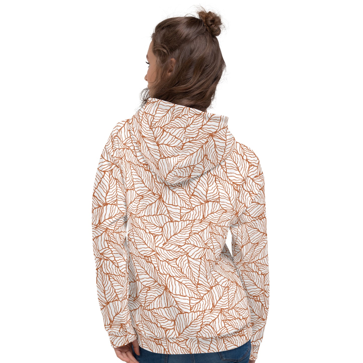 Colorful Fall Leaves | Seamless Patterns | All-Over Print Unisex Hoodie - #1