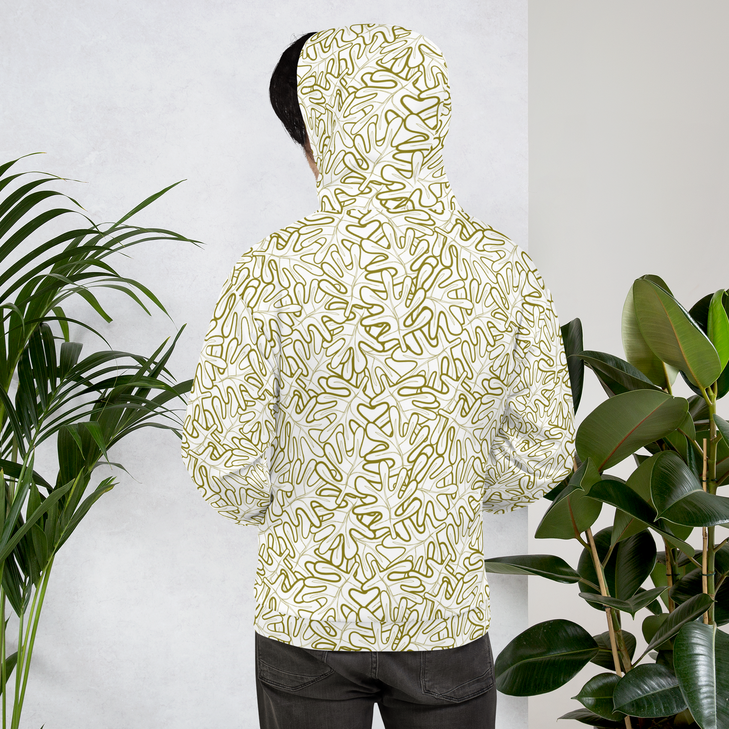 Colorful Fall Leaves | Seamless Patterns | All-Over Print Unisex Hoodie - #2