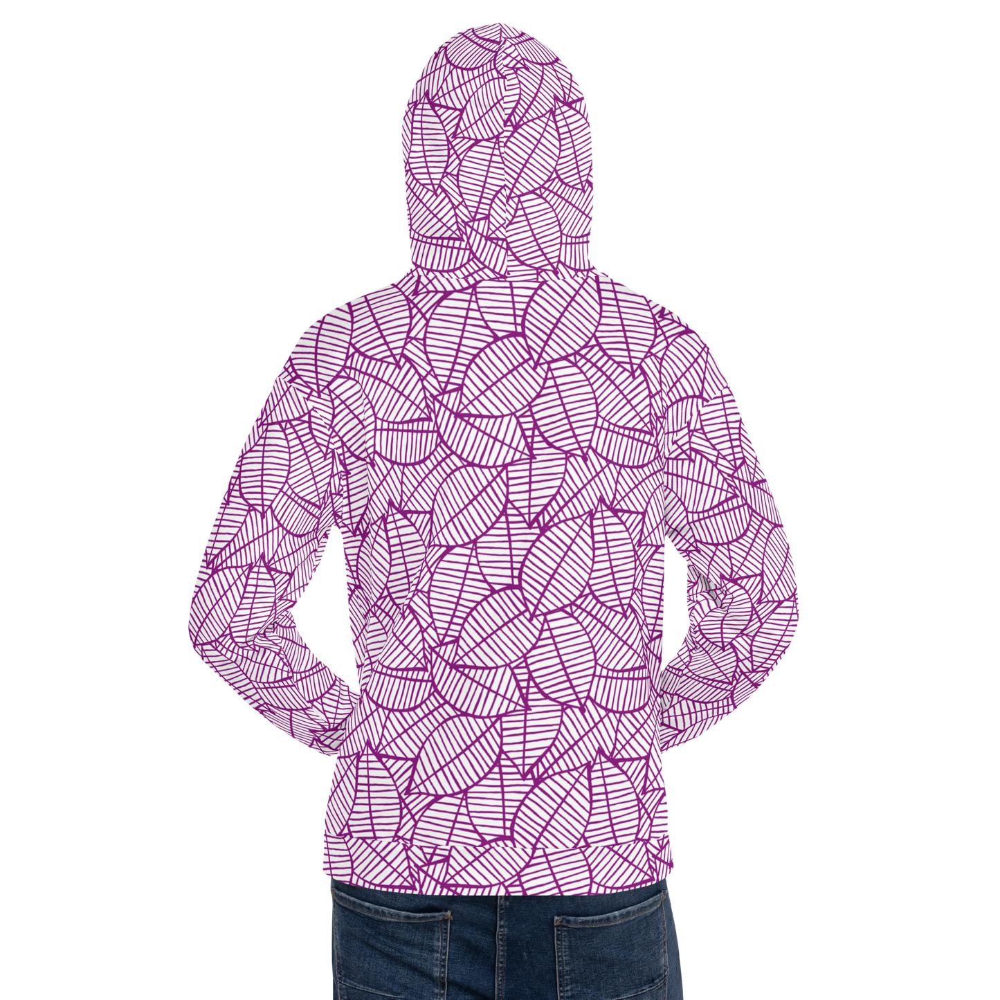 Colorful Fall Leaves | Seamless Patterns | All-Over Print Unisex Hoodie - #7