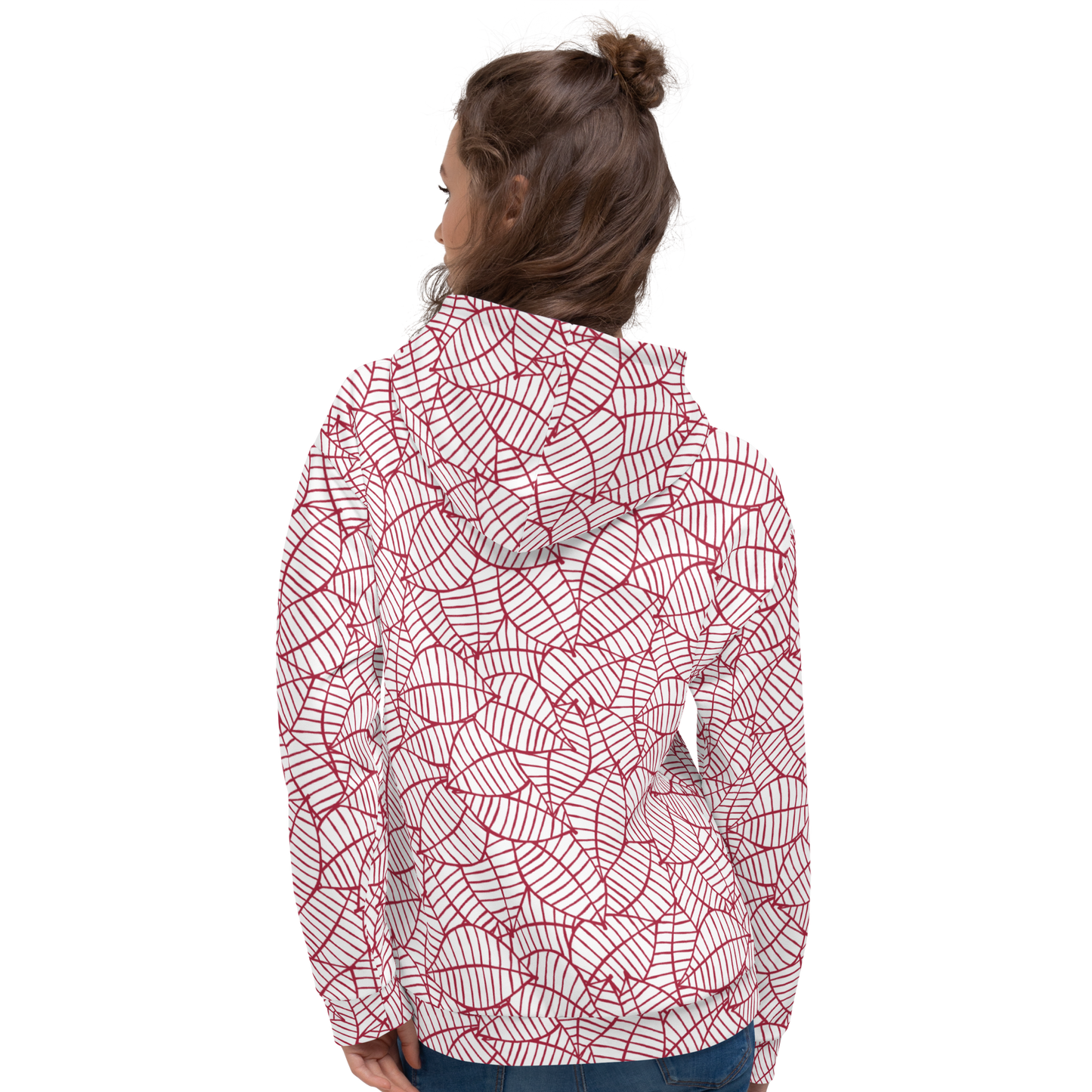 Colorful Fall Leaves | Seamless Patterns | All-Over Print Unisex Hoodie - #8