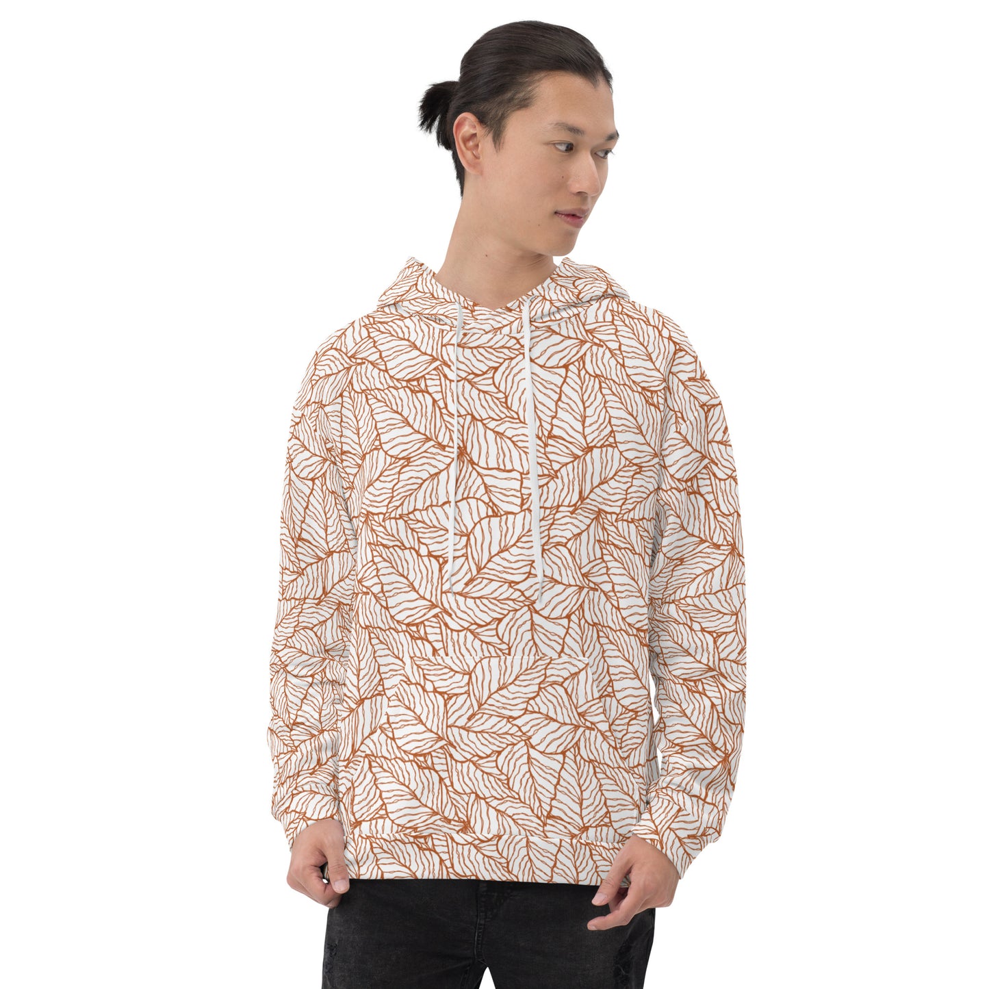 Colorful Fall Leaves | Seamless Patterns | All-Over Print Unisex Hoodie - #1