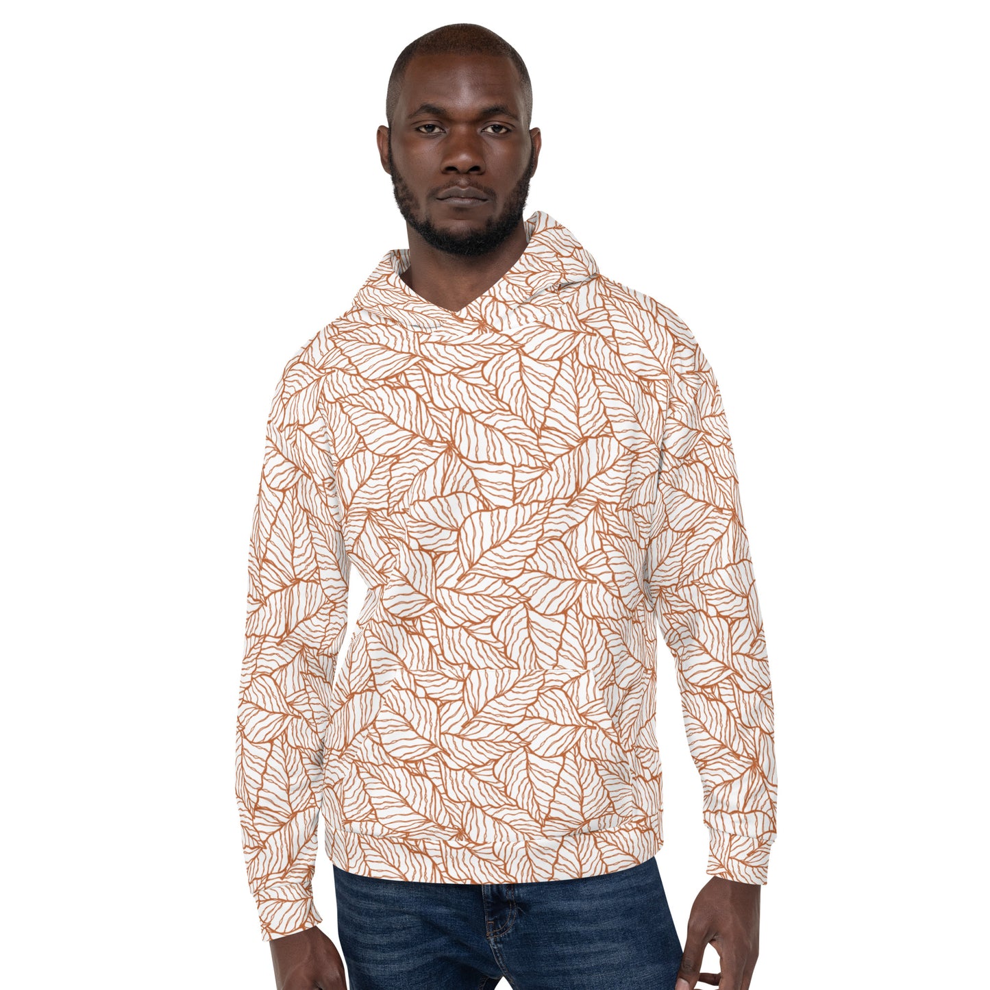 Colorful Fall Leaves | Seamless Patterns | All-Over Print Unisex Hoodie - #1