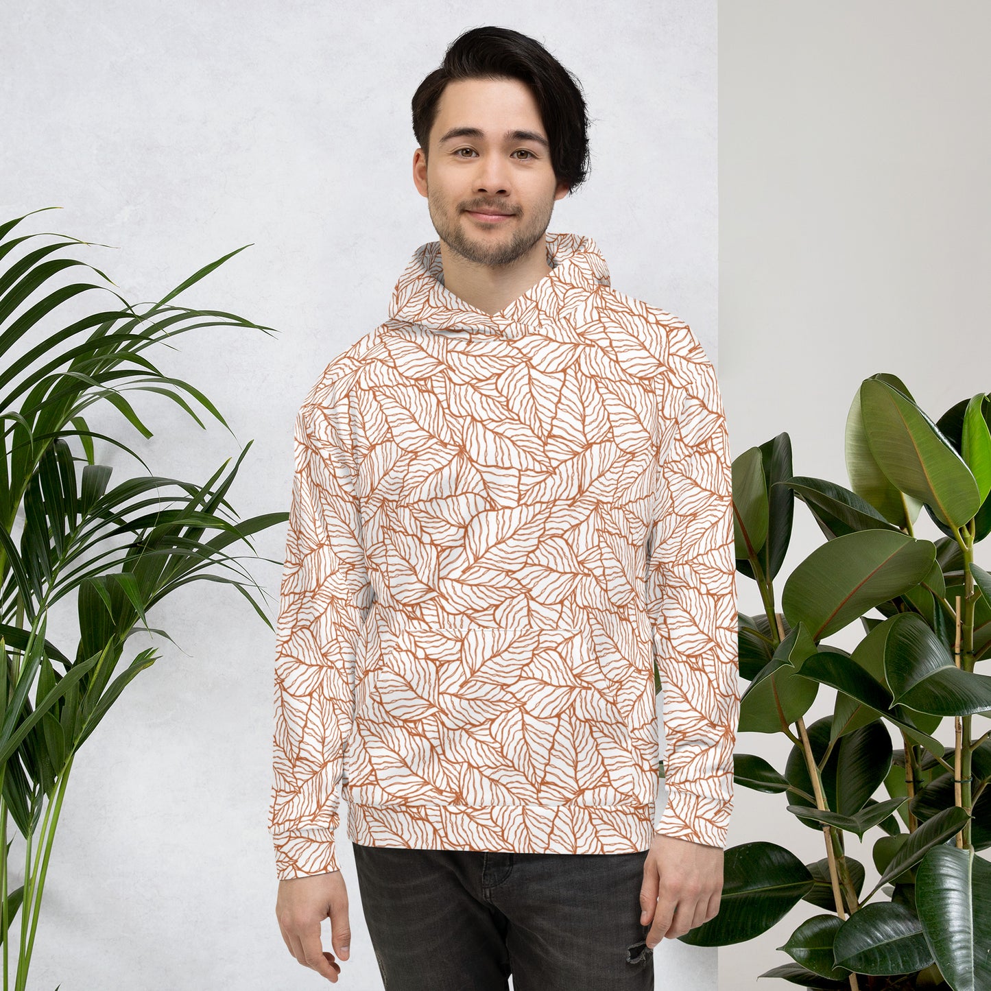 Colorful Fall Leaves | Seamless Patterns | All-Over Print Unisex Hoodie - #1