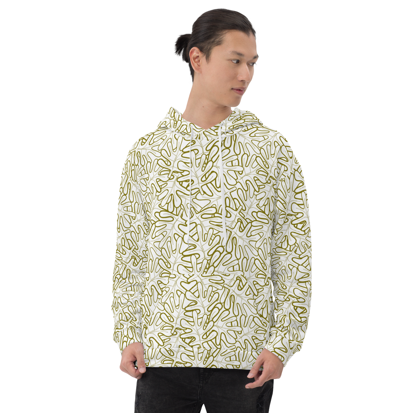 Colorful Fall Leaves | Seamless Patterns | All-Over Print Unisex Hoodie - #2