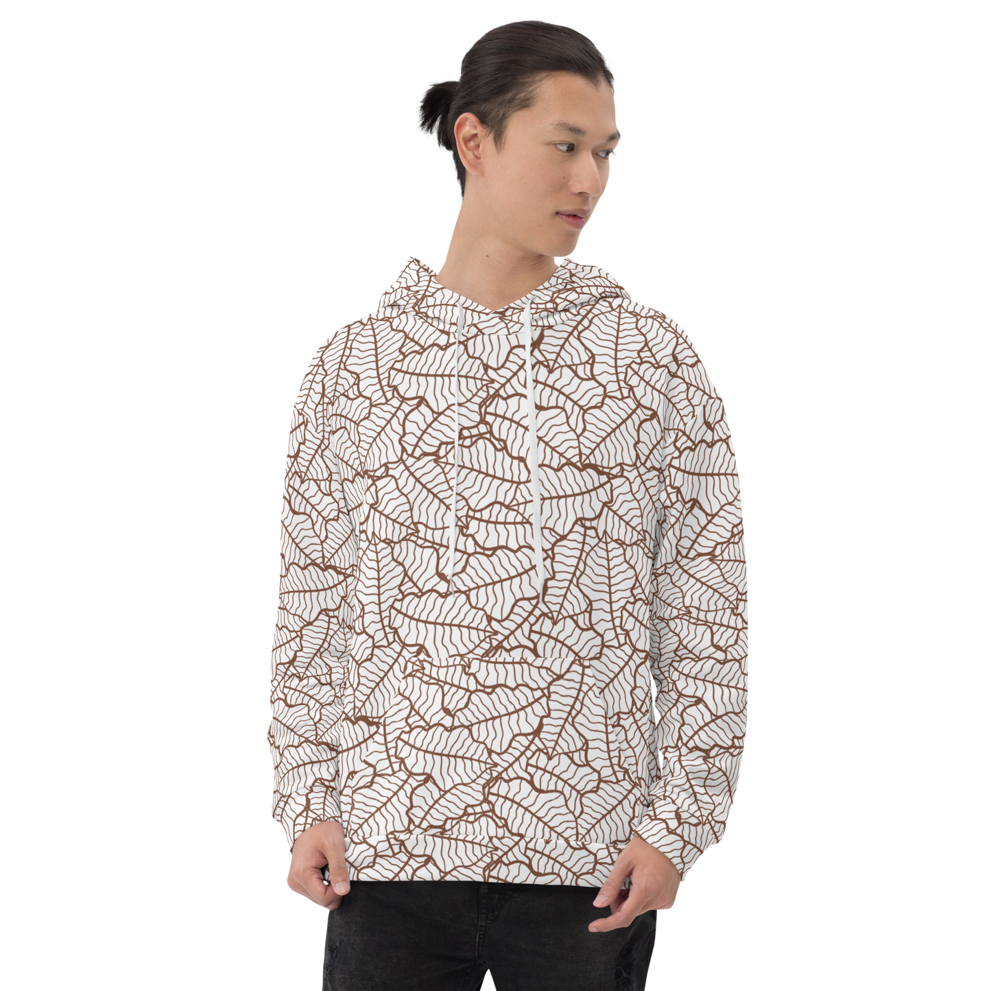 Colorful Fall Leaves | Seamless Patterns | All-Over Print Unisex Hoodie - #5