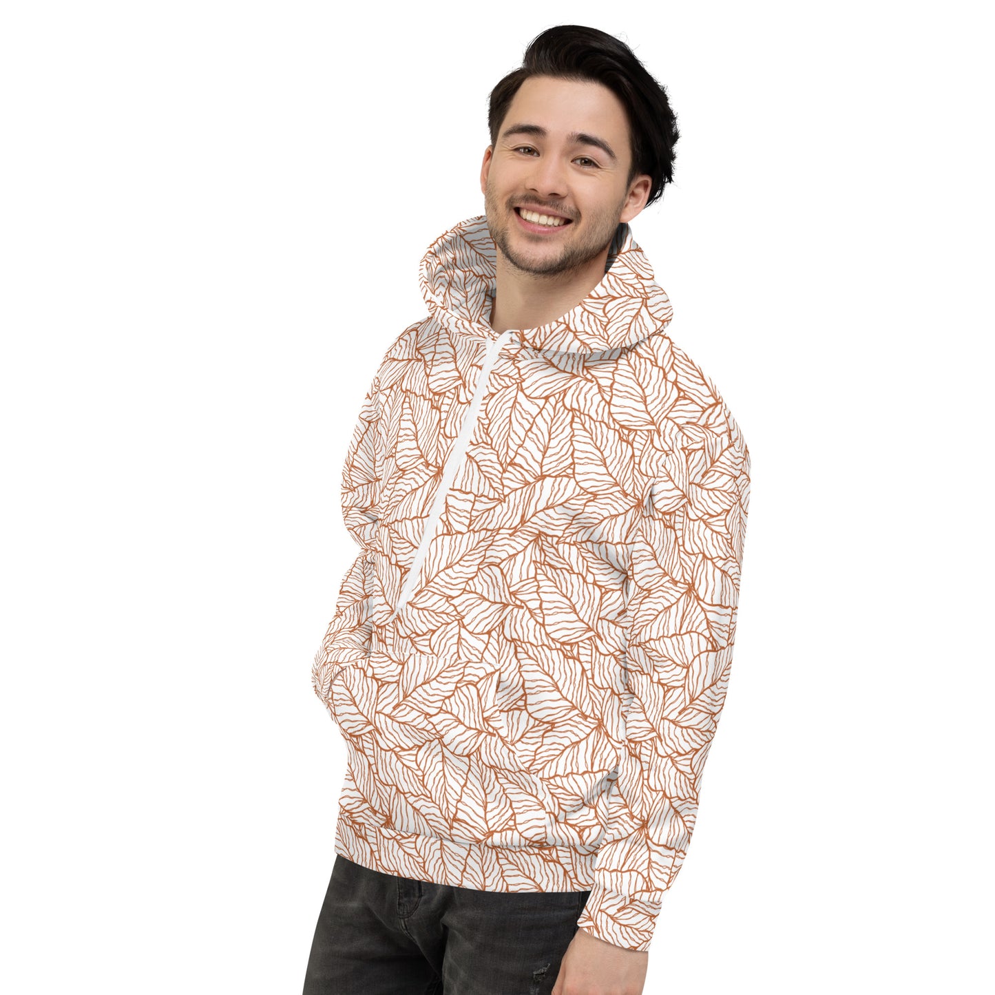 Colorful Fall Leaves | Seamless Patterns | All-Over Print Unisex Hoodie - #1