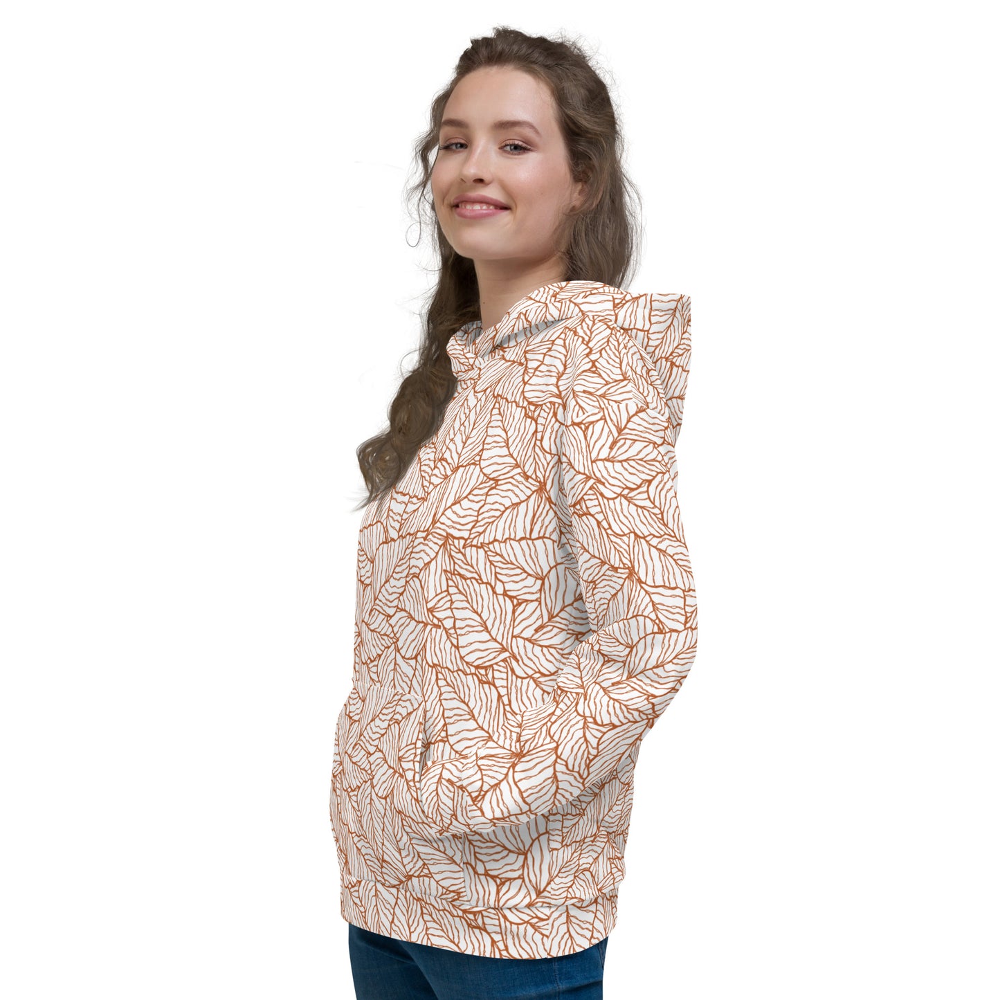 Colorful Fall Leaves | Seamless Patterns | All-Over Print Unisex Hoodie - #1