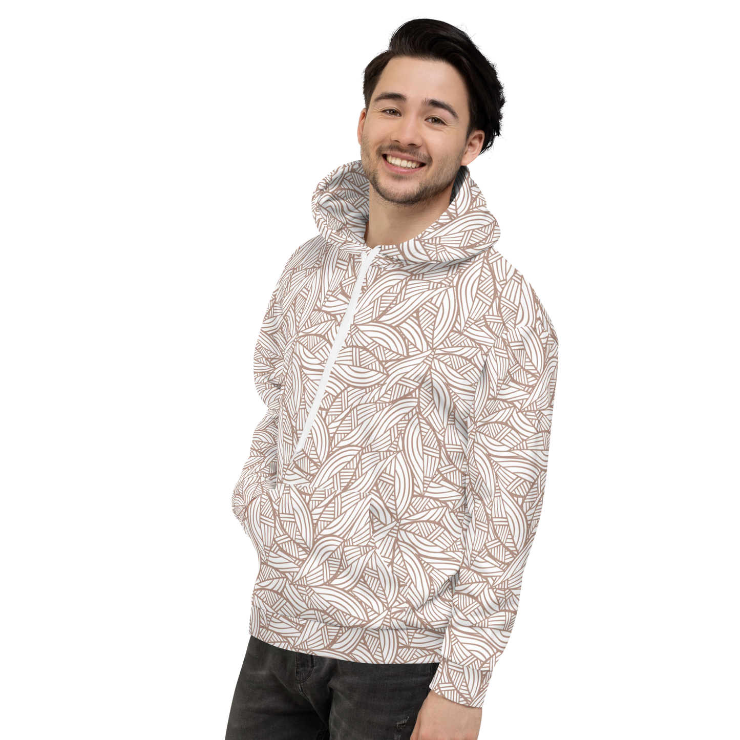 Colorful Fall Leaves | Seamless Patterns | All-Over Print Unisex Hoodie - #3