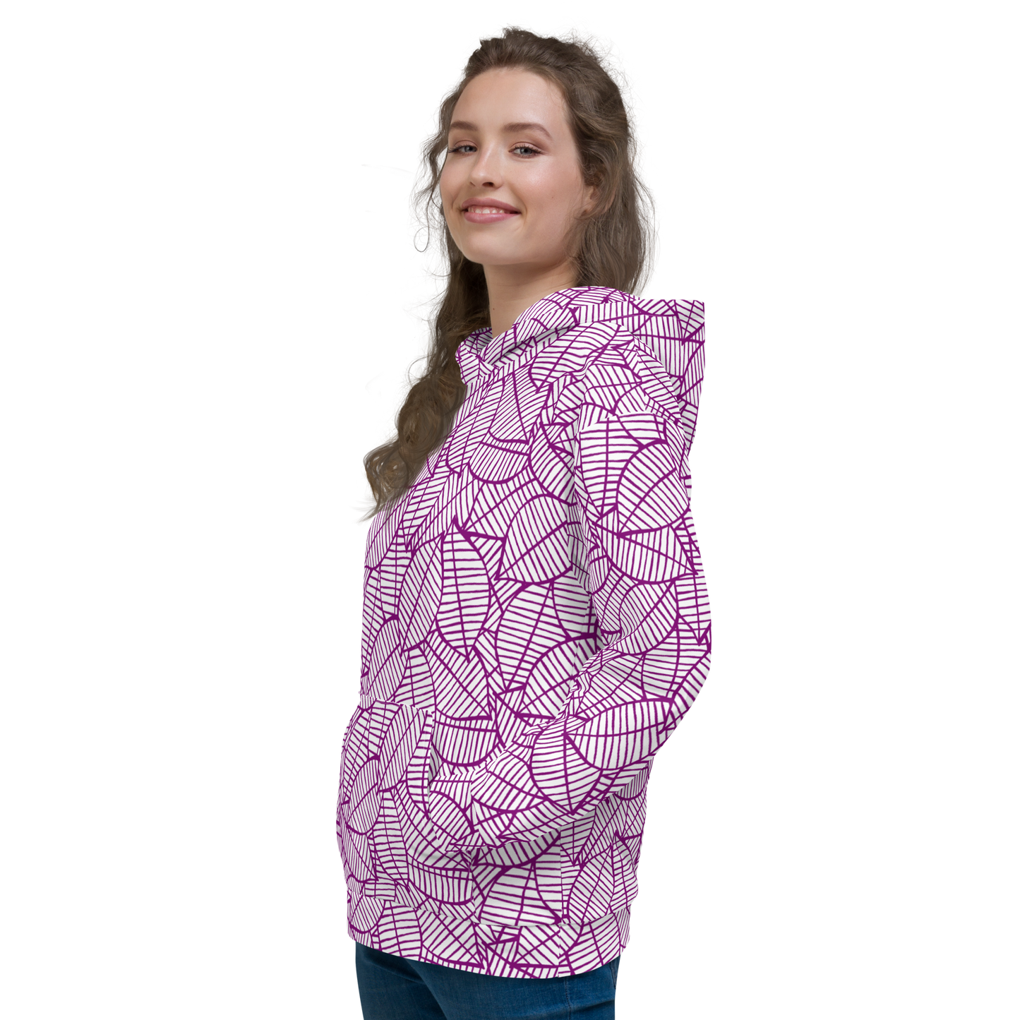 Colorful Fall Leaves | Seamless Patterns | All-Over Print Unisex Hoodie - #7