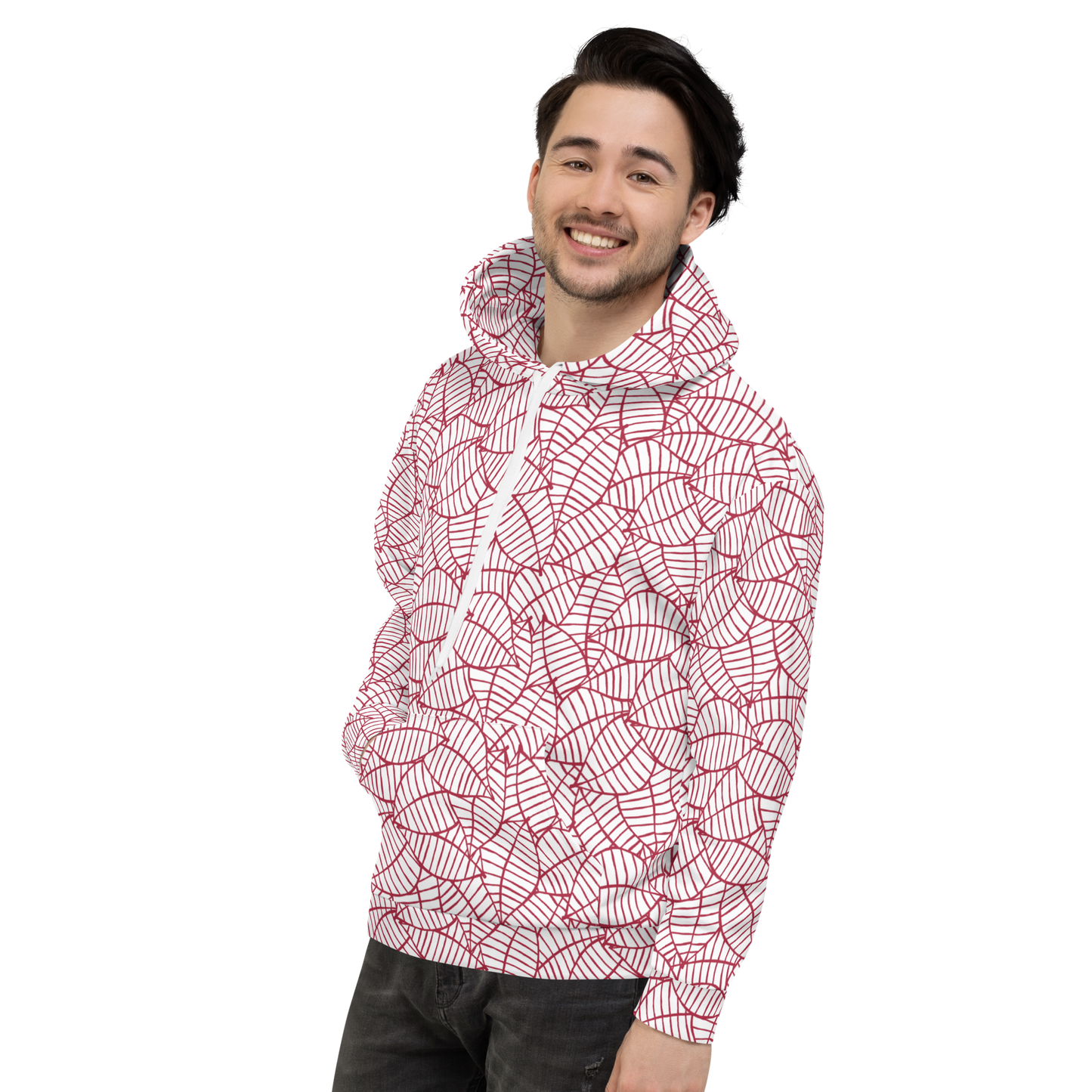 Colorful Fall Leaves | Seamless Patterns | All-Over Print Unisex Hoodie - #8