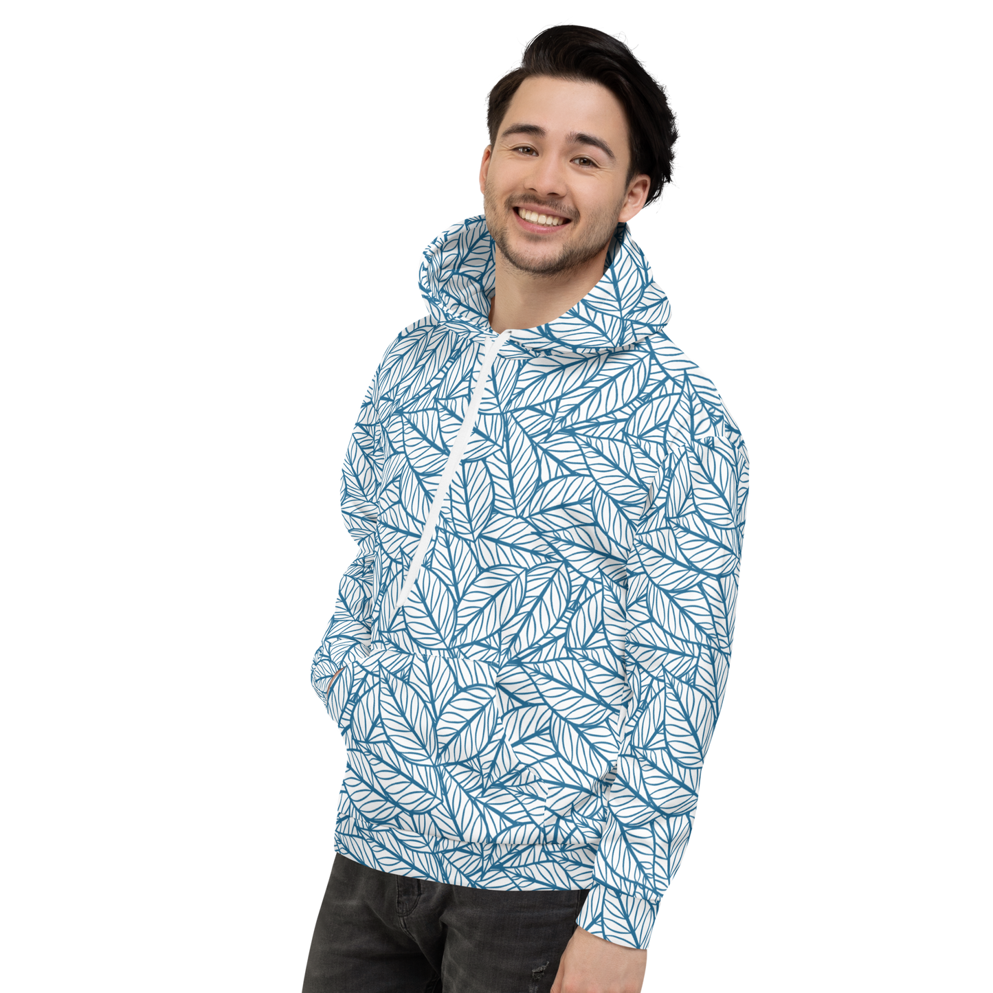 Colorful Fall Leaves | Seamless Patterns | All-Over Print Unisex Hoodie - #10