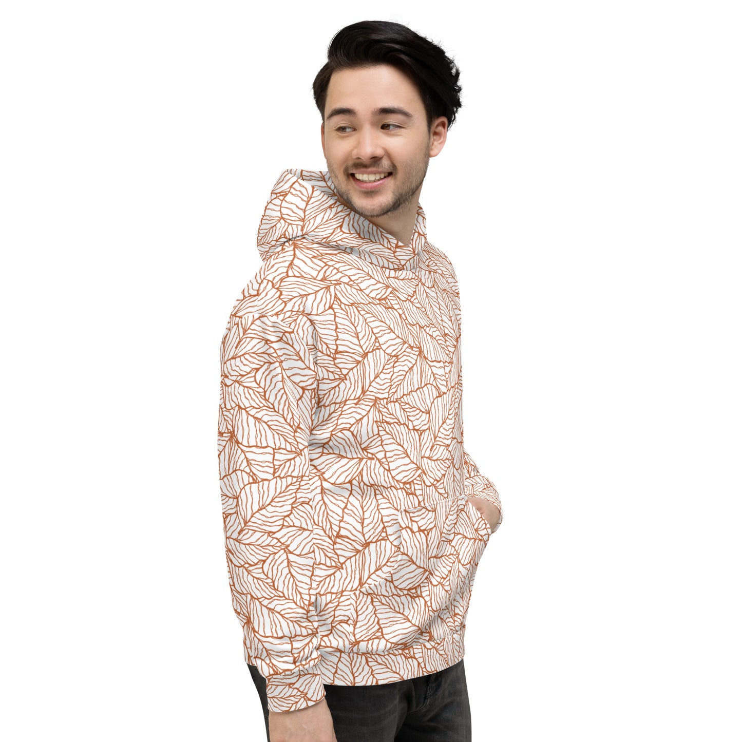 Colorful Fall Leaves | Seamless Patterns | All-Over Print Unisex Hoodie - #1