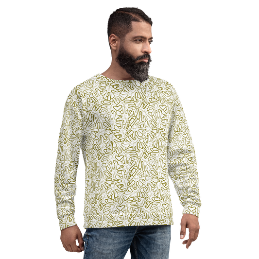 Colorful Fall Leaves | Seamless Patterns | All-Over Print Unisex Sweatshirt - #2