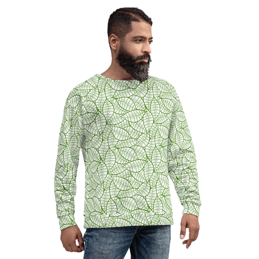 Colorful Fall Leaves | Seamless Patterns | All-Over Print Unisex Sweatshirt - #4