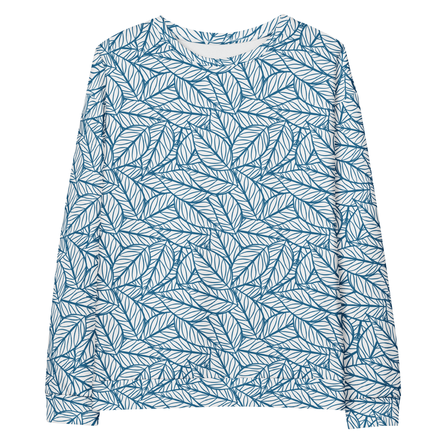 Colorful Fall Leaves | Seamless Patterns | All-Over Print Unisex Sweatshirt - #10