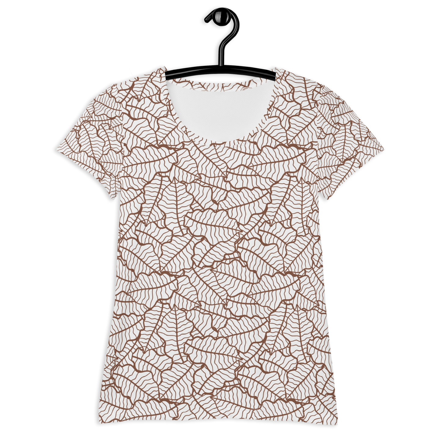 Colorful Fall Leaves | Seamless Patterns | All-Over Print Women's Athletic T-Shirt - #5