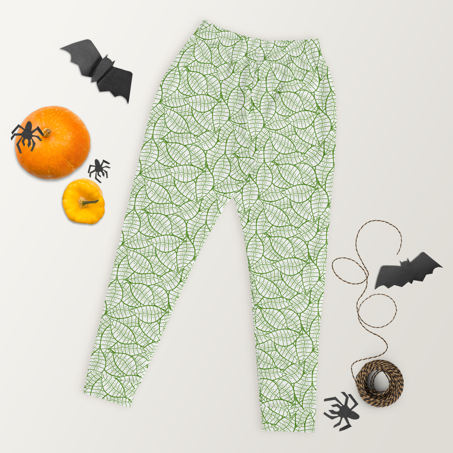 Colorful Fall Leaves | Seamless Patterns | All-Over Print Women's Joggers - #4