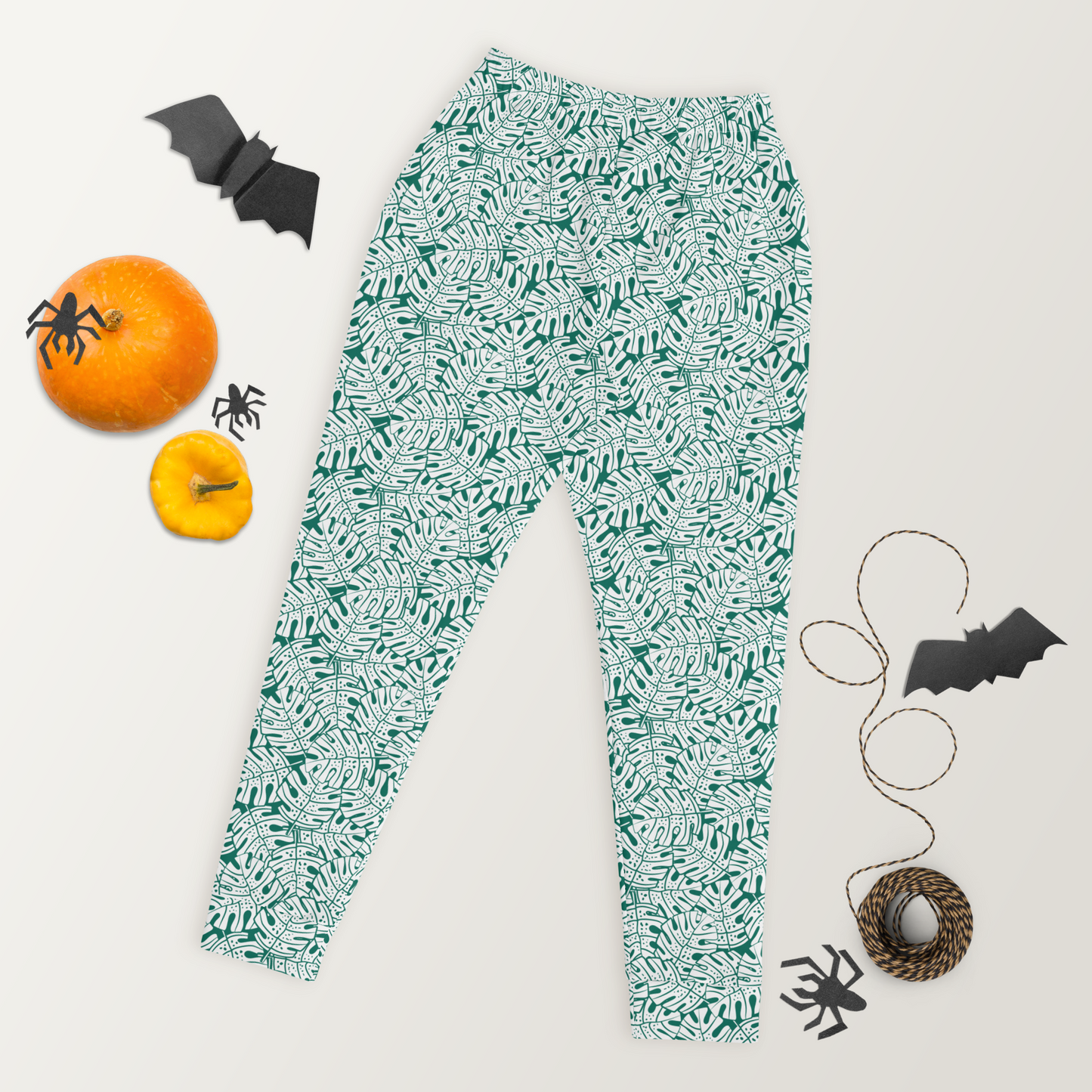 Colorful Fall Leaves | Seamless Patterns | All-Over Print Women's Joggers - #9