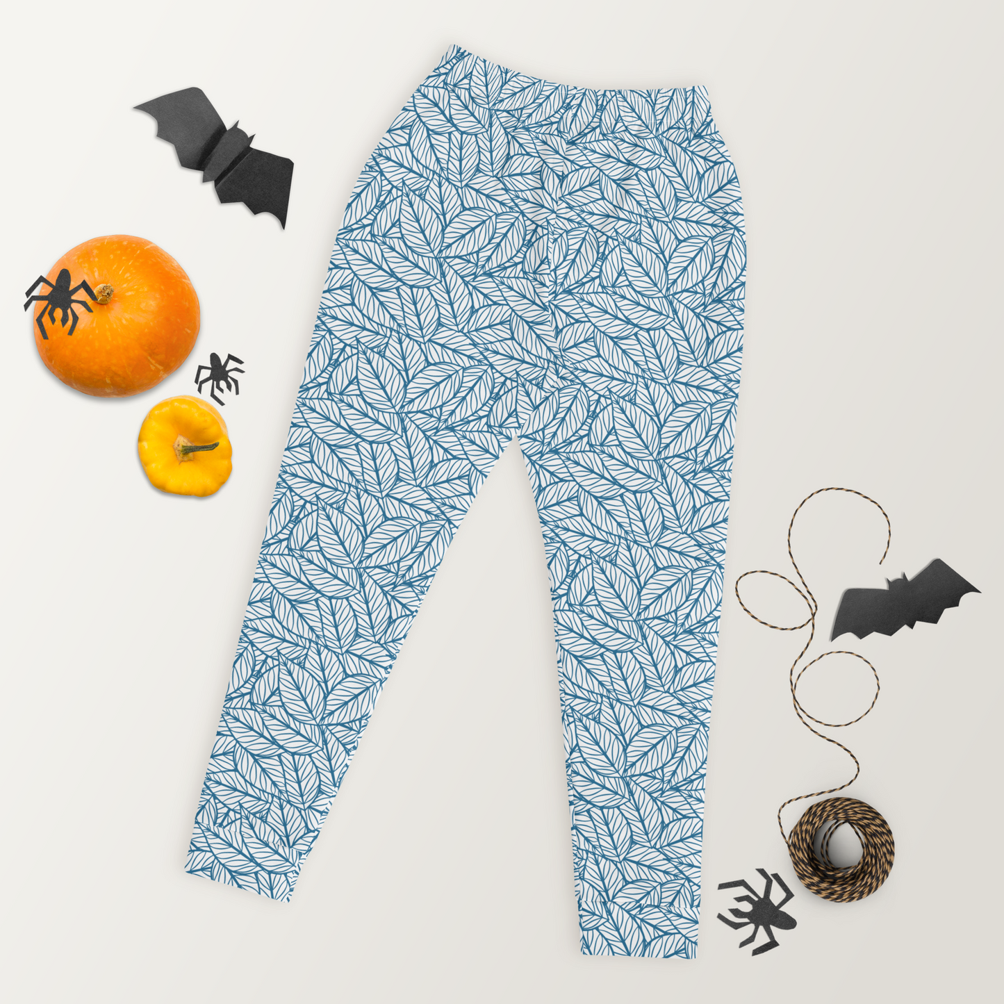 Colorful Fall Leaves | Seamless Patterns | All-Over Print Women's Joggers - #10