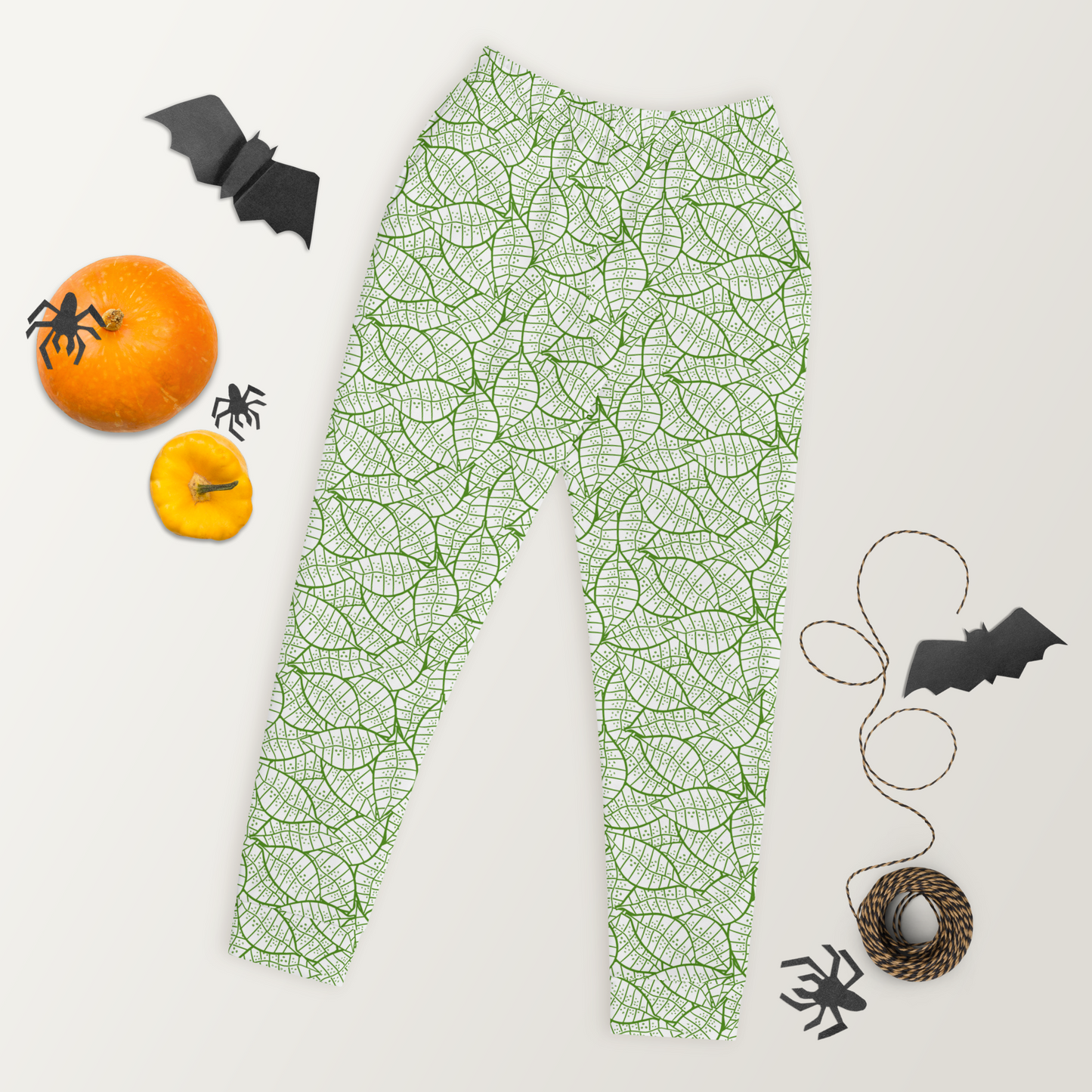 Colorful Fall Leaves | Seamless Patterns | All-Over Print Women's Joggers - #4