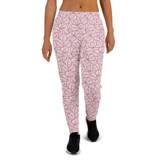 Colorful Fall Leaves | Seamless Patterns | All-Over Print Women's Joggers - #8
