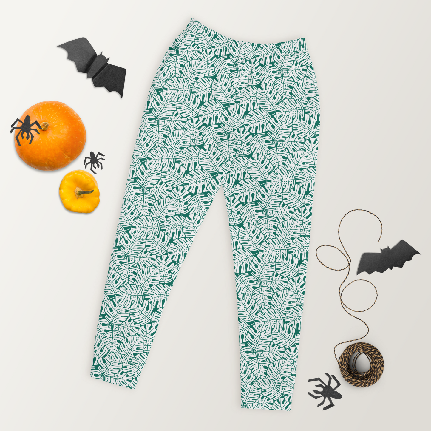 Colorful Fall Leaves | Seamless Patterns | All-Over Print Women's Joggers - #9