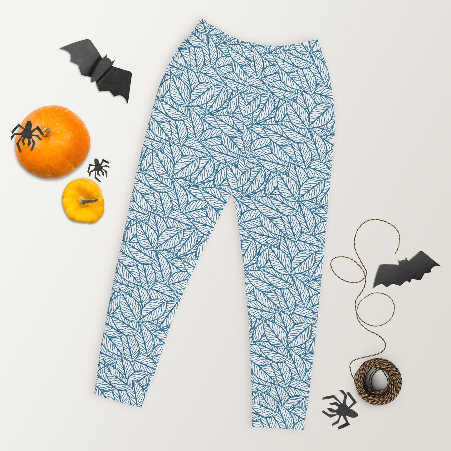 Colorful Fall Leaves | Seamless Patterns | All-Over Print Women's Joggers - #10