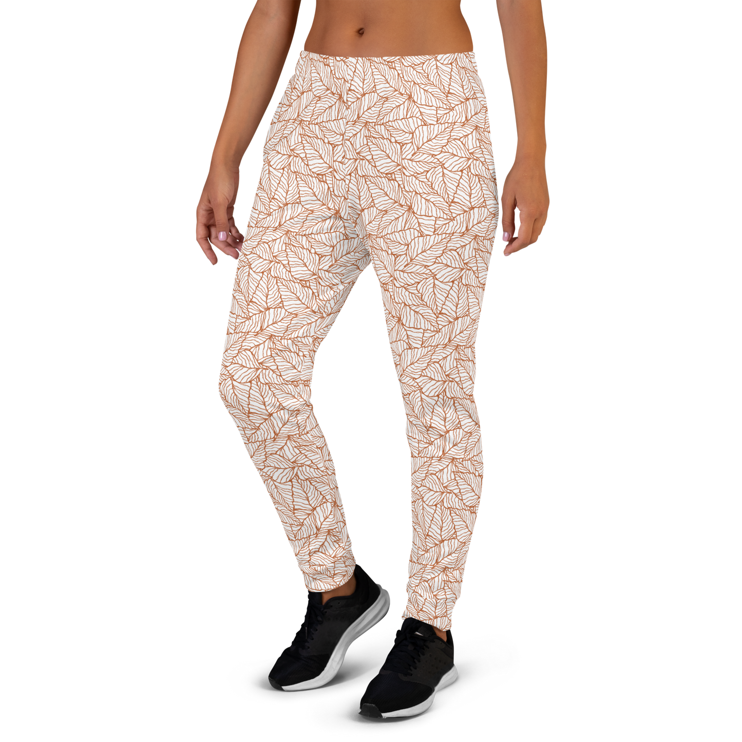 Colorful Fall Leaves | Seamless Patterns | All-Over Print Women's Joggers - #1