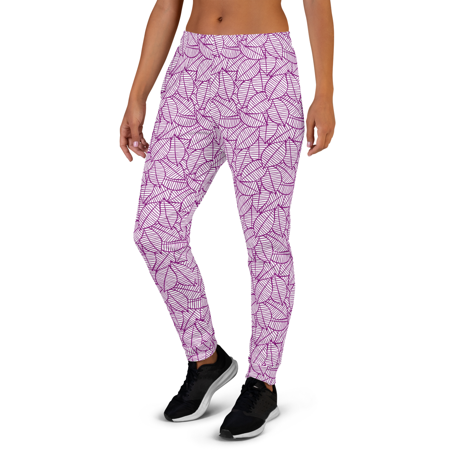 Colorful Fall Leaves | Seamless Patterns | All-Over Print Women's Joggers - #7