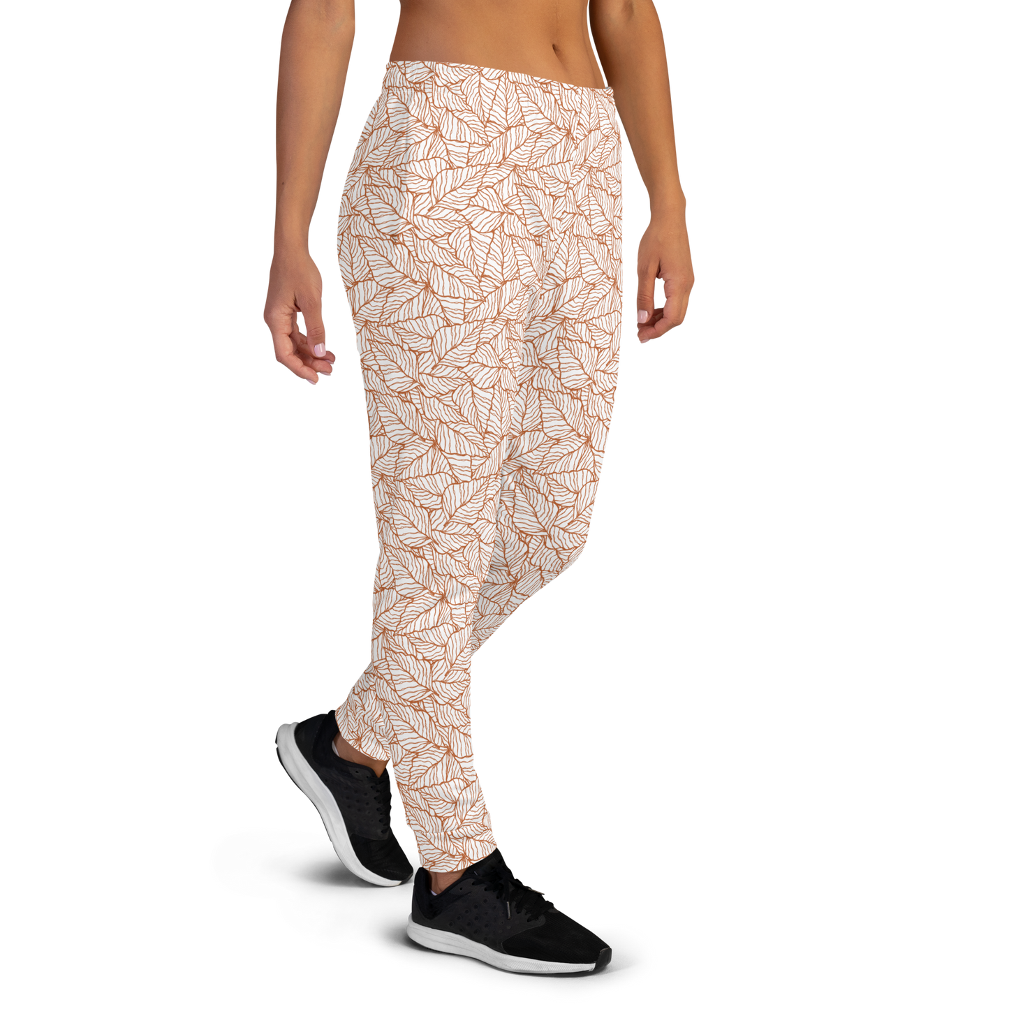 Colorful Fall Leaves | Seamless Patterns | All-Over Print Women's Joggers - #1