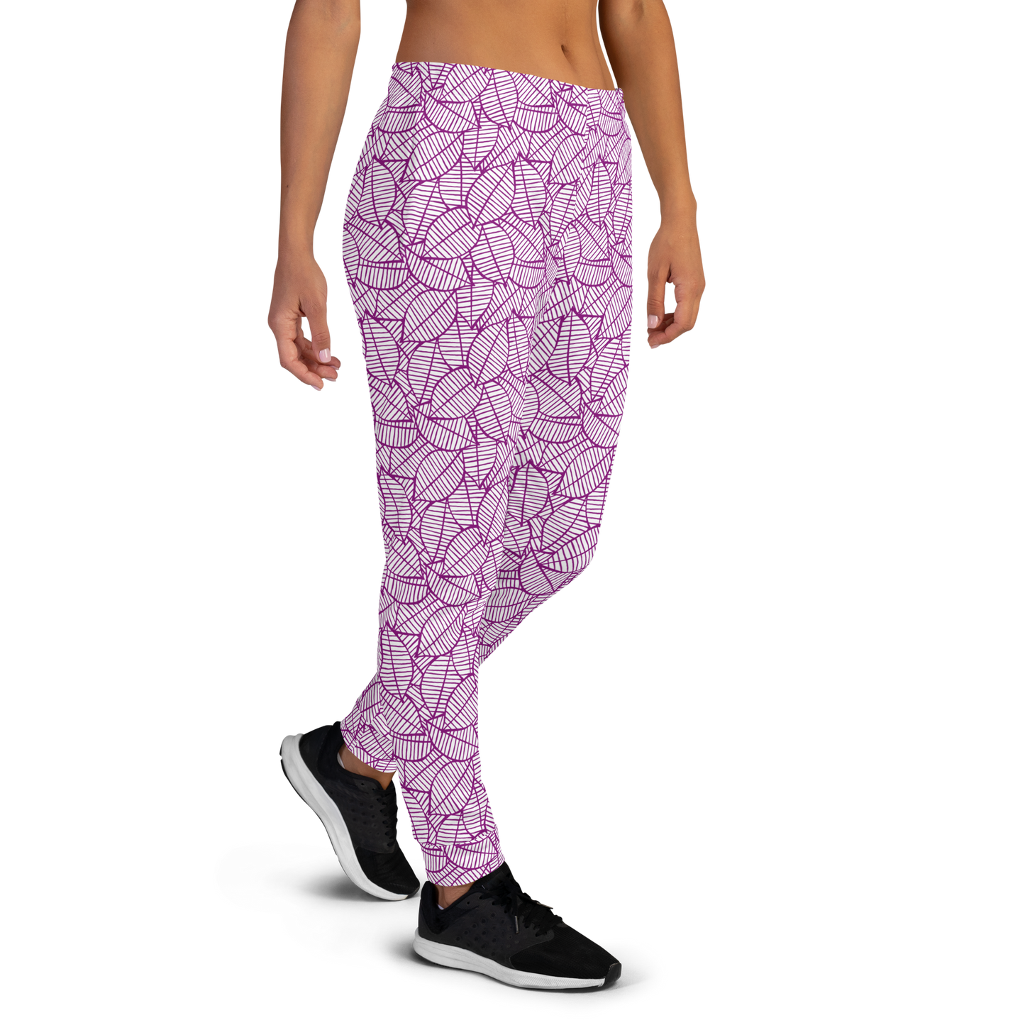 Colorful Fall Leaves | Seamless Patterns | All-Over Print Women's Joggers - #7