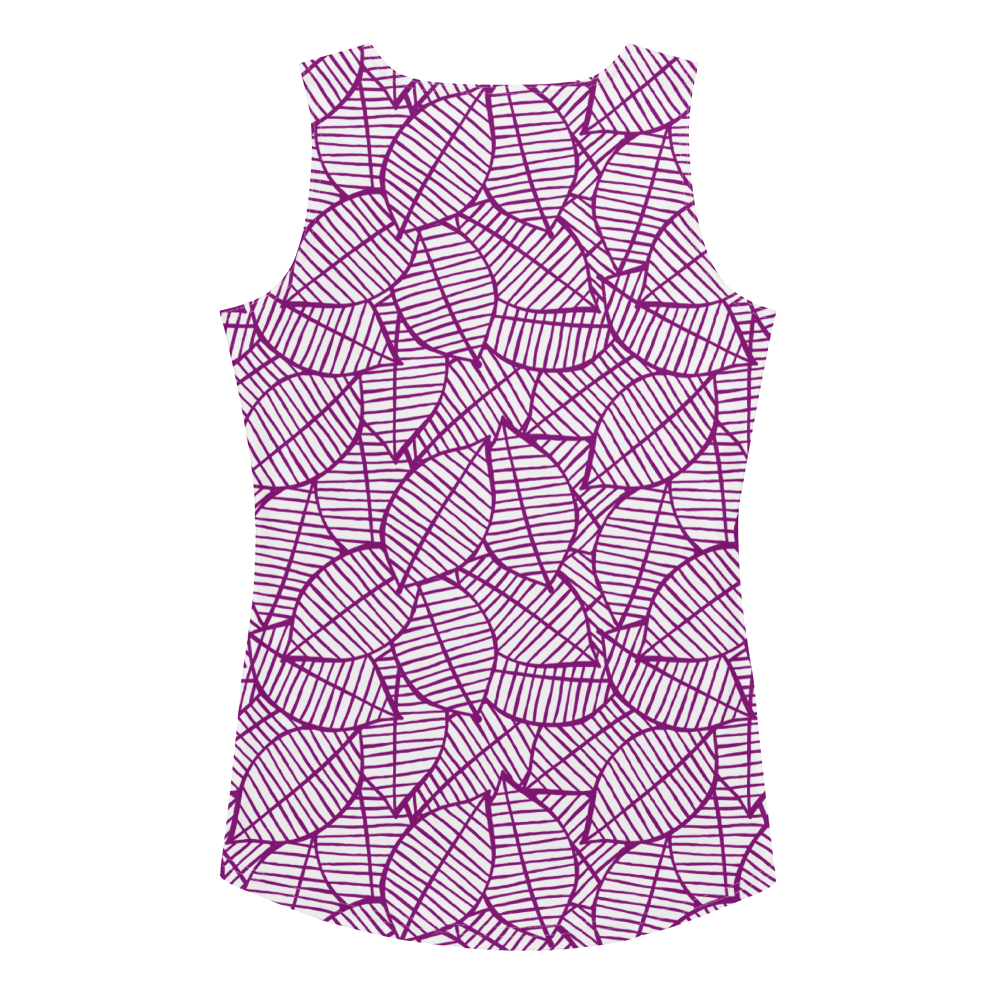 Colorful Fall Leaves | Seamless Patterns | All-Over Print Women's Tank Top - #7