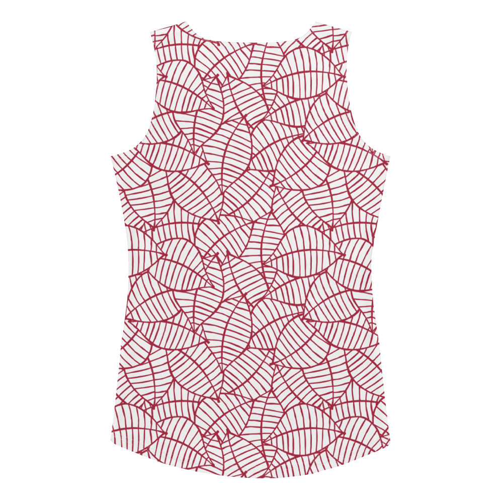 Colorful Fall Leaves | Seamless Patterns | All-Over Print Women's Tank Top - #8