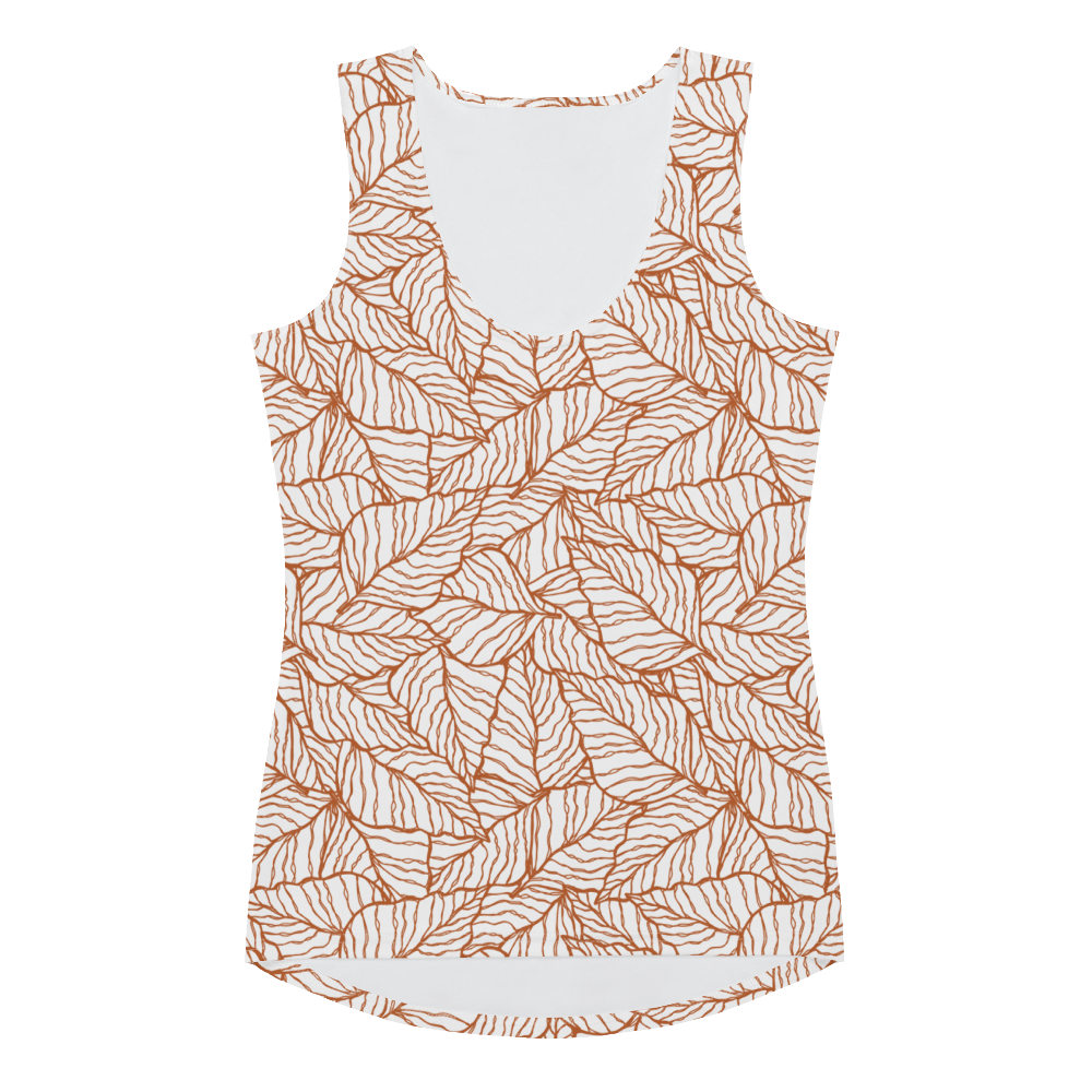 Colorful Fall Leaves | Seamless Patterns | All-Over Print Women's Tank Top - #1