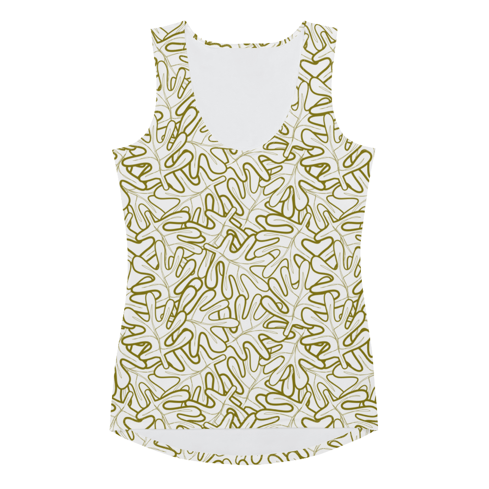 Colorful Fall Leaves | Seamless Patterns | All-Over Print Women's Tank Top - #2