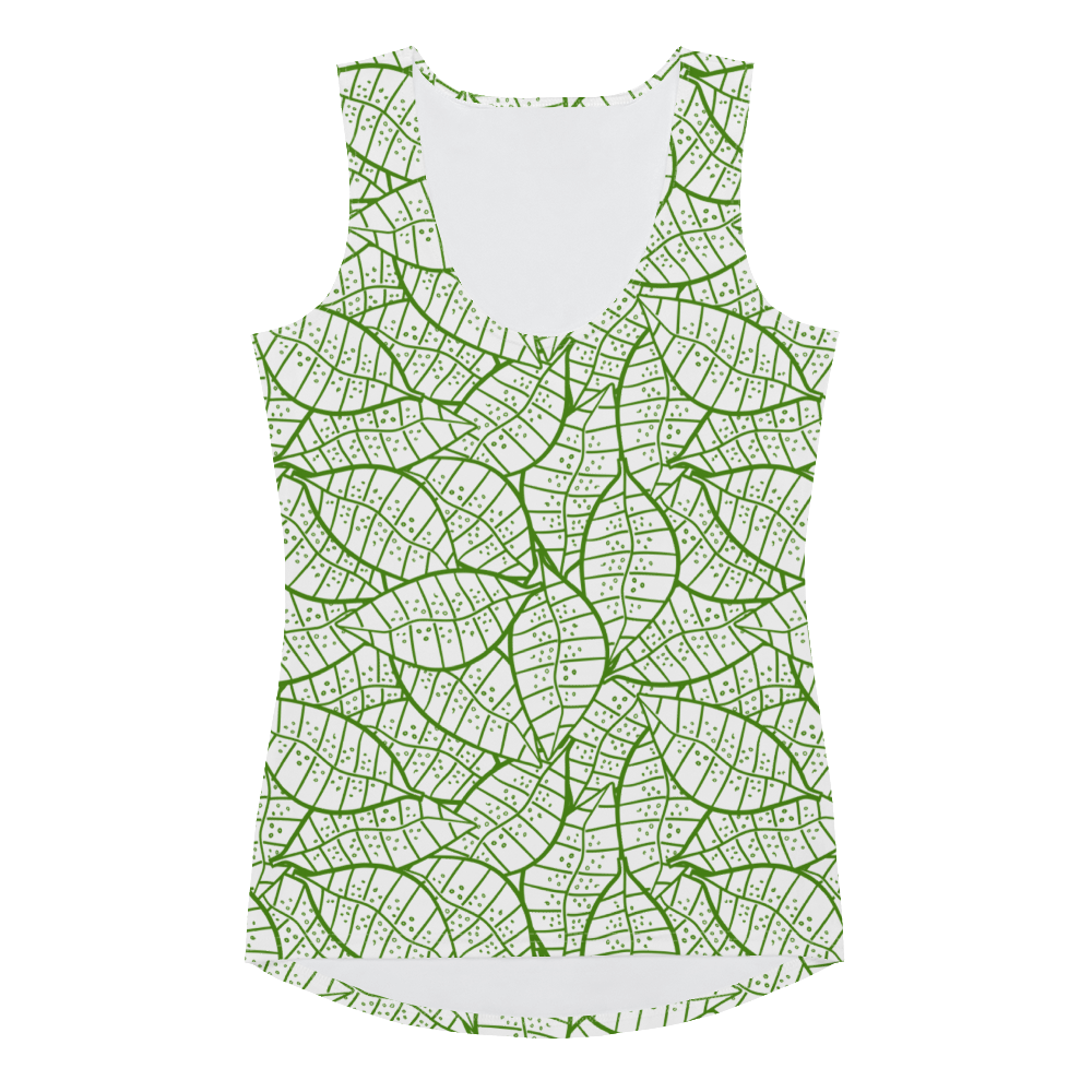 Colorful Fall Leaves | Seamless Patterns | All-Over Print Women's Tank Top - #4