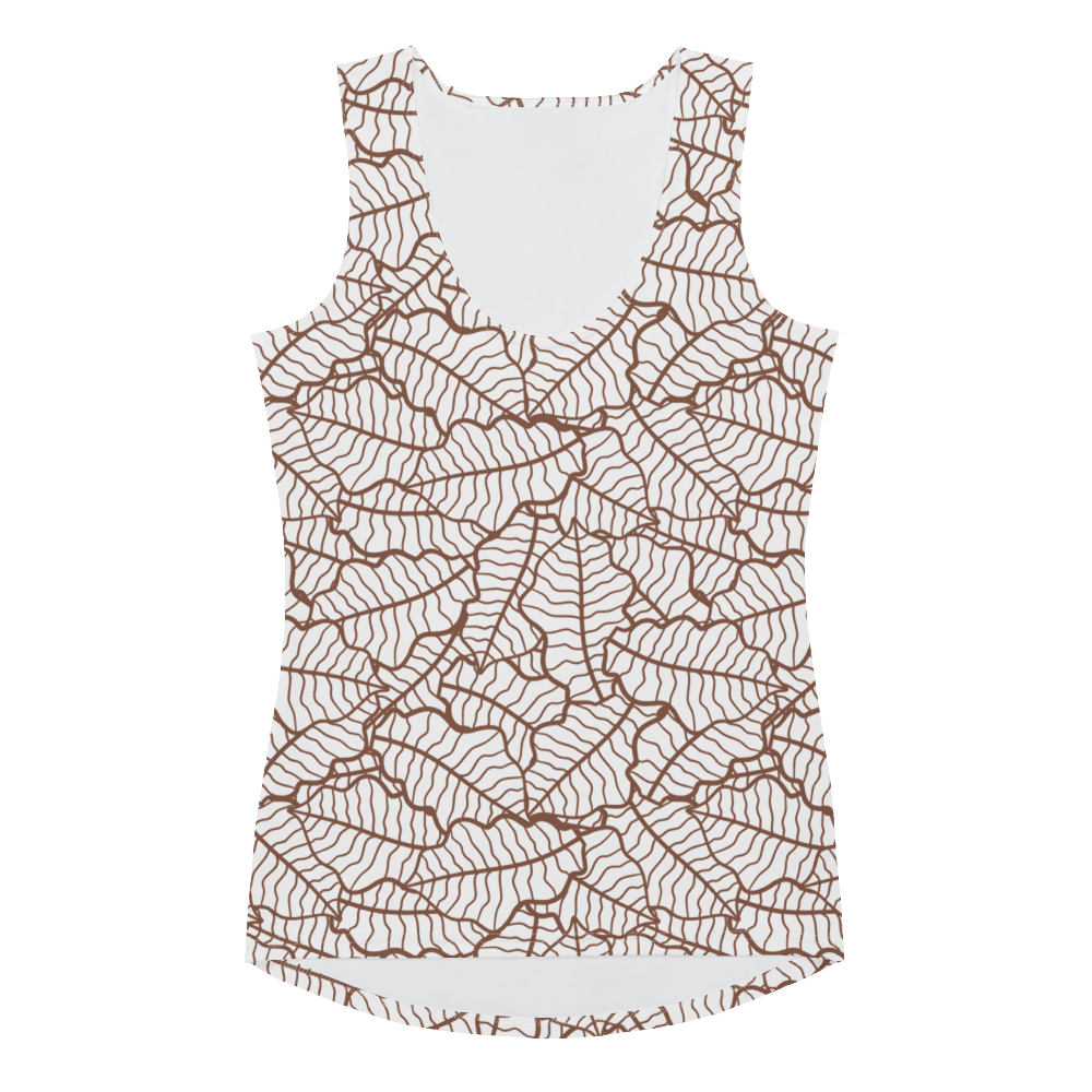 Colorful Fall Leaves | Seamless Patterns | All-Over Print Women's Tank Top - #5