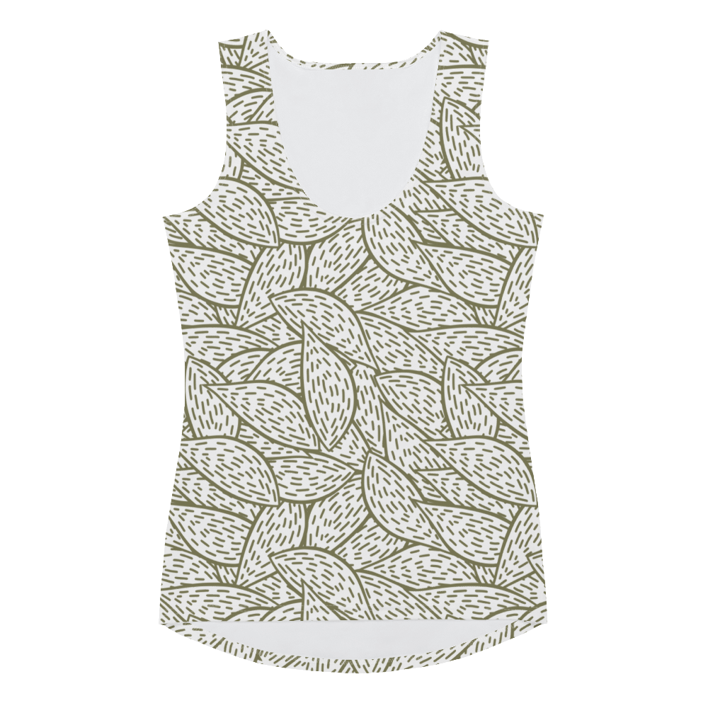 Colorful Fall Leaves | Seamless Patterns | All-Over Print Women's Tank Top - #6