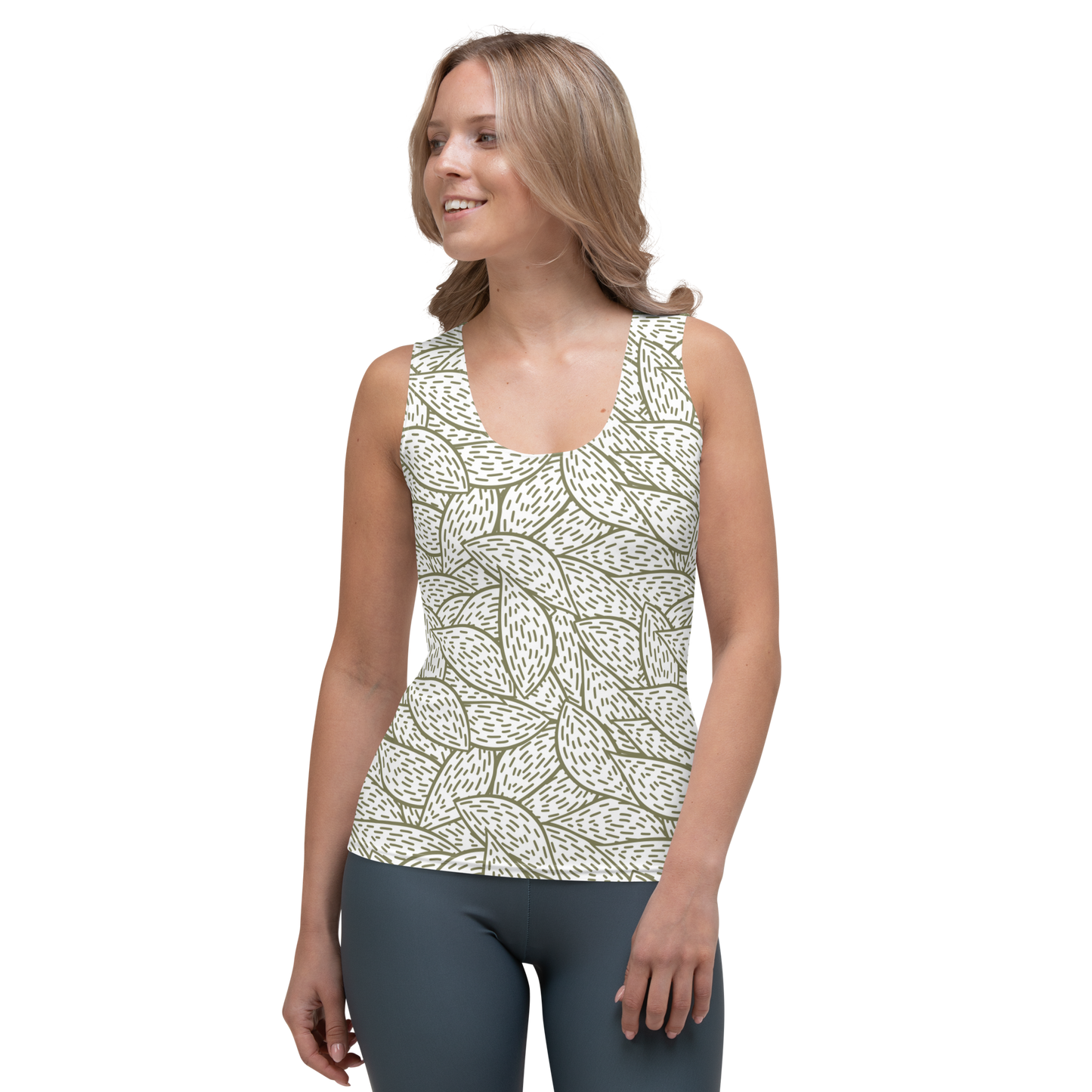 Colorful Fall Leaves | Seamless Patterns | All-Over Print Women's Tank Top - #6