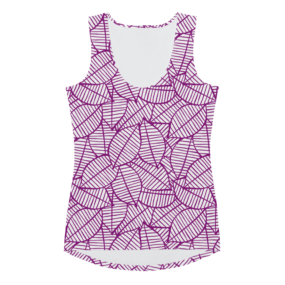 Colorful Fall Leaves | Seamless Patterns | All-Over Print Women's Tank Top - #7