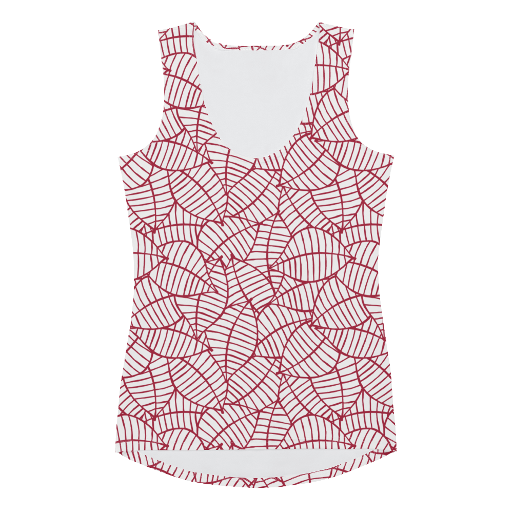 Colorful Fall Leaves | Seamless Patterns | All-Over Print Women's Tank Top - #8