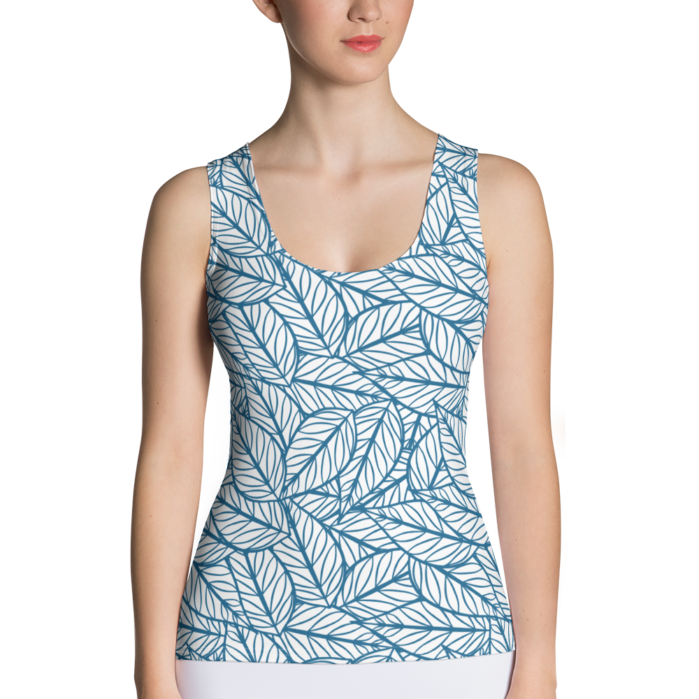 Colorful Fall Leaves | Seamless Patterns | All-Over Print Women's Tank Top - #10