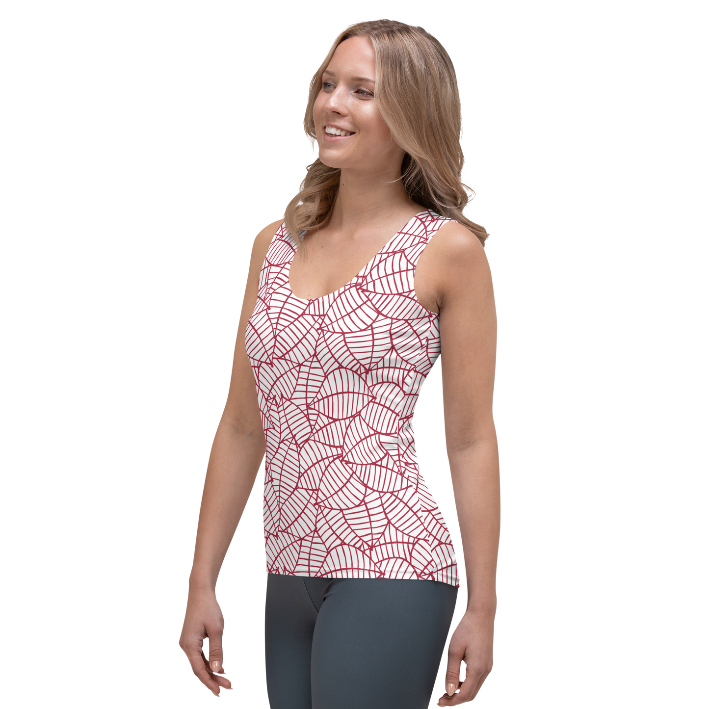 Colorful Fall Leaves | Seamless Patterns | All-Over Print Women's Tank Top - #8