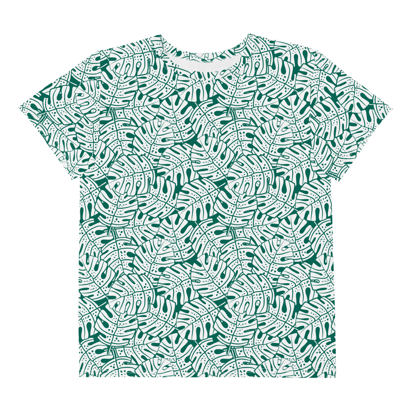 Colorful Fall Leaves | Seamless Patterns | All-Over Print Youth Crew Neck T-shirt - #9