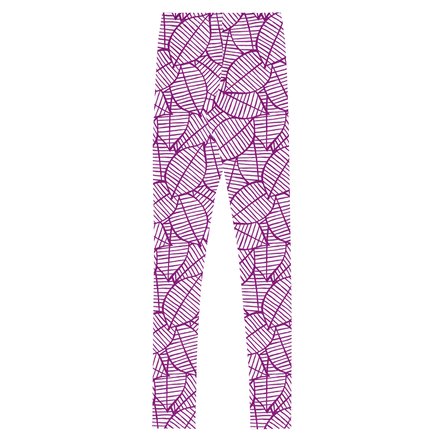 Colorful Fall Leaves | Seamless Patterns | All-Over Print Youth Leggings - #7