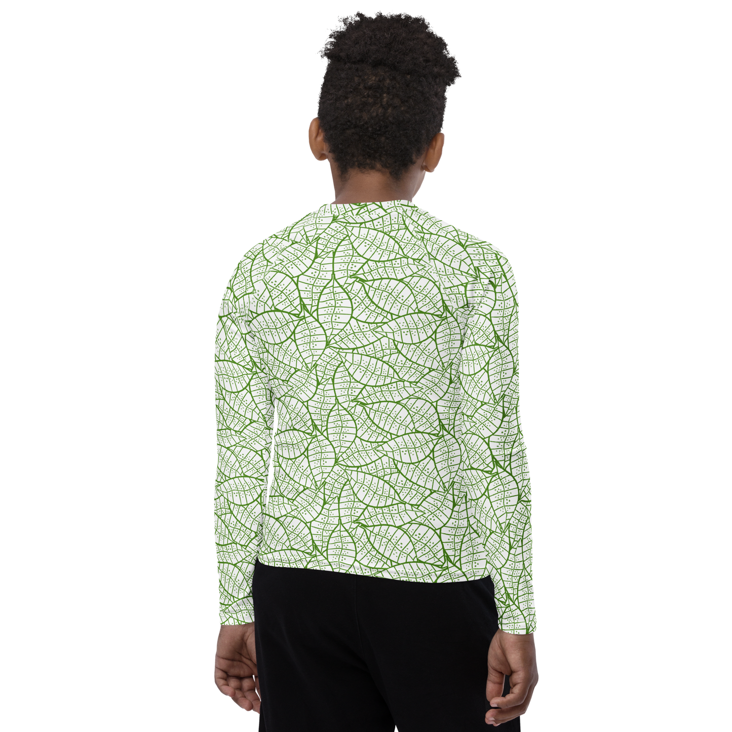 Colorful Fall Leaves | Seamless Patterns | All-Over Print Youth Rash Guard - #4