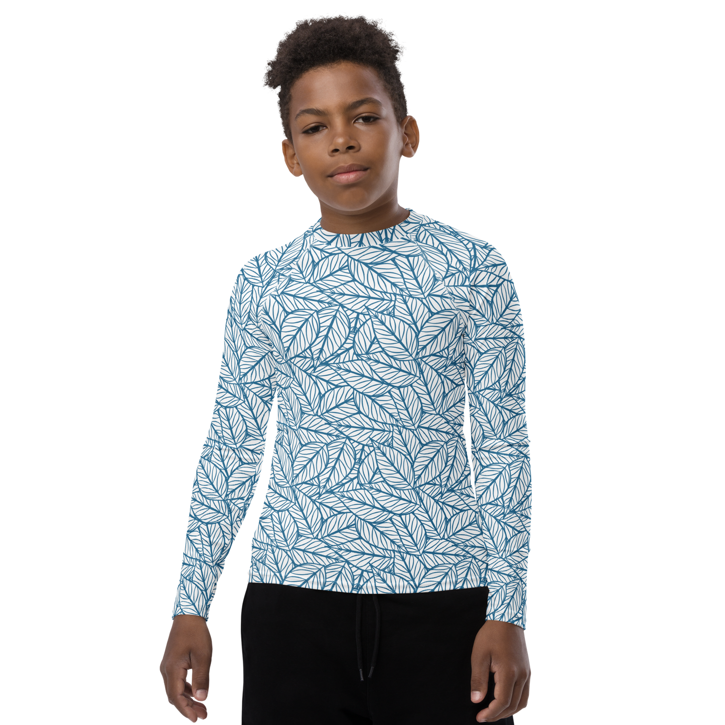 Colorful Fall Leaves | Seamless Patterns | All-Over Print Youth Rash Guard - #10