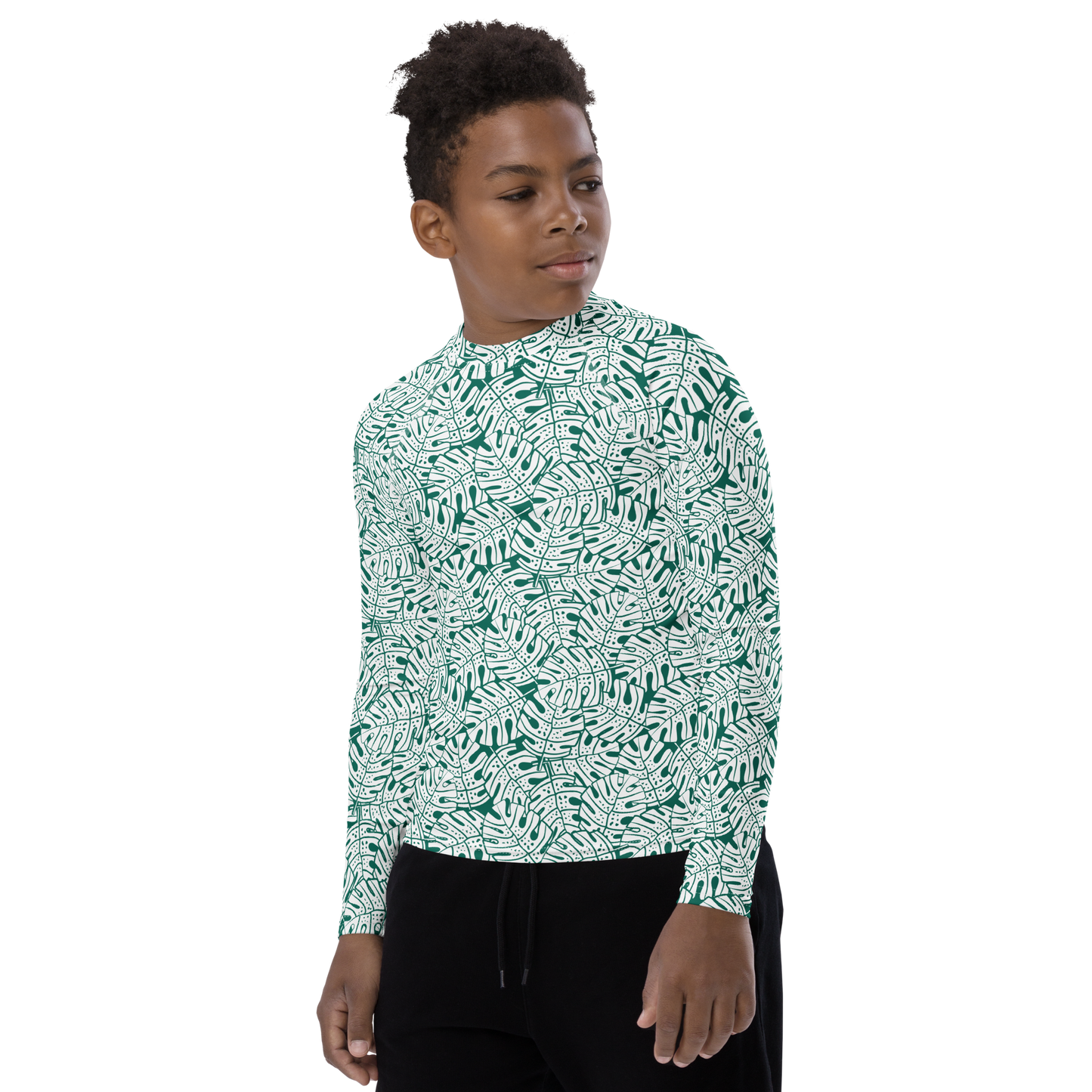 Colorful Fall Leaves | Seamless Patterns | All-Over Print Youth Rash Guard - #9