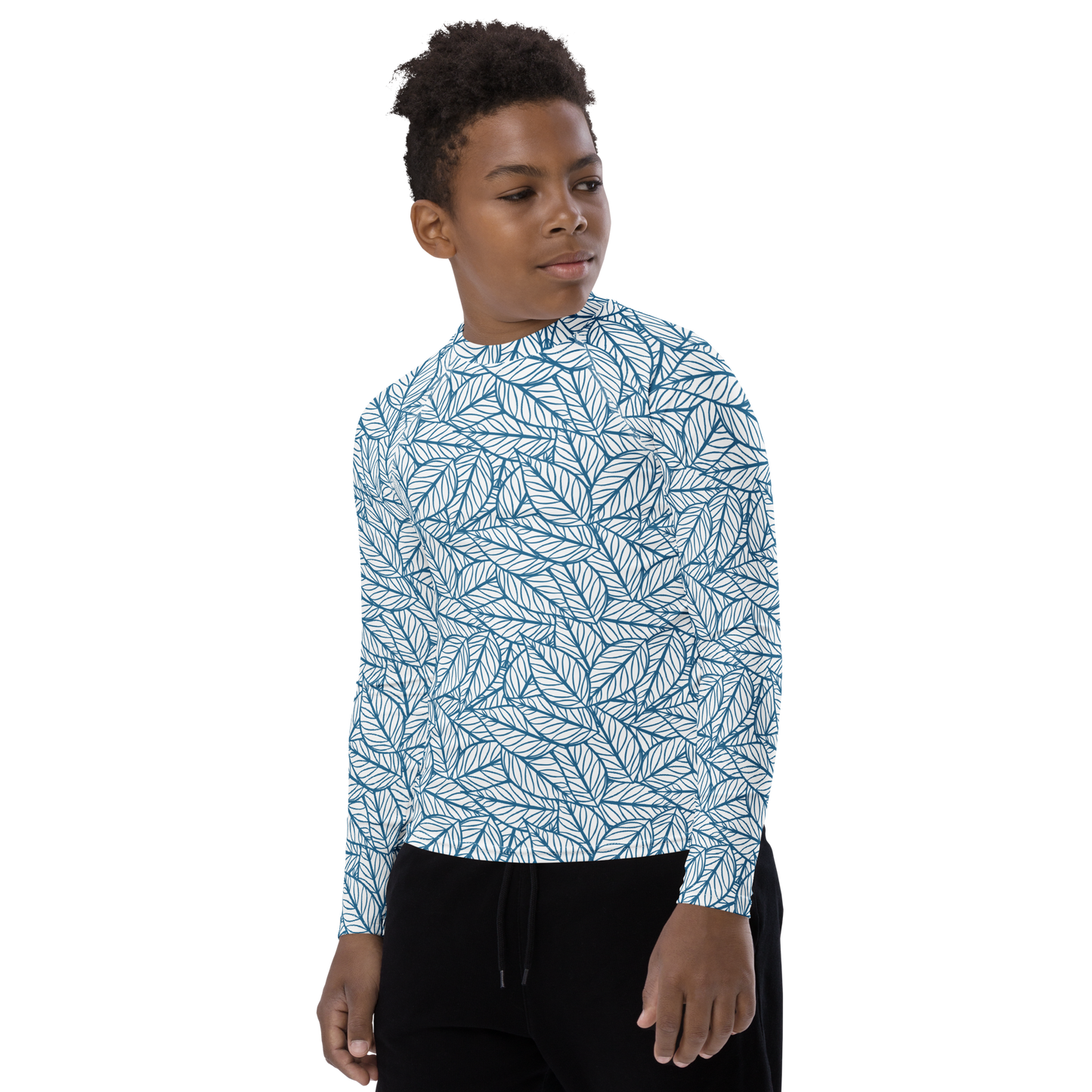 Colorful Fall Leaves | Seamless Patterns | All-Over Print Youth Rash Guard - #10