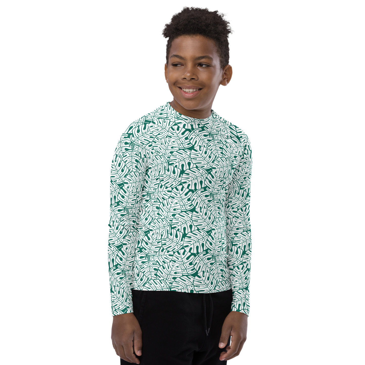 Colorful Fall Leaves | Seamless Patterns | All-Over Print Youth Rash Guard - #9